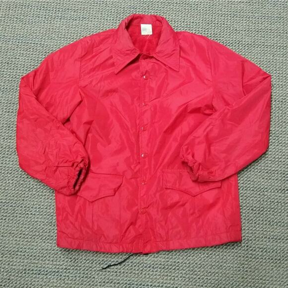 Vintage HOWE Athletic Apparel Hooded Medium Sports Jacket Acetate Blend Lining